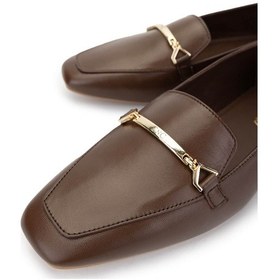 Resim Tamer Tanca Kadın Hakiki Deri Kahverengi Loafer Ayakkabı 1073 013 Bn Ayk Y25 Acı Kahve Kahverengi 