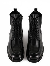 Resim GIESTO EFEKTLİ BAĞCIKLI DERİ SİYAH BOT 