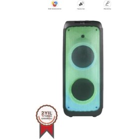 Resim Torima BTS 1938 RGB Işıklı Taşınabilir Bluetooth Hoparlör 