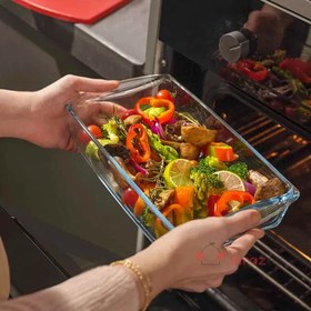 Resim Paşabahçe Borcam Plastik Kapaklı Tepsi 2000 cc 