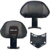 Resim Gogo Premium Pcx 2021 Kırmızı Desen Sissy Bar 