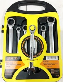 Resim Haktaş Cırcırlı Kombine Anahtar Seti 7'Li Düz-Cırcır 