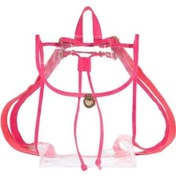 Resim Luckydog Pvc Şeffaf Sırt Çantası, Su Geçirmez, Bağcıklı, Erkek Kadın Genç, Açık Hava Seyahat Günlük, Okul Çantası, Sky Blue Ç Çok Renkli 