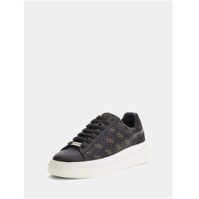Resim Guess Elba 4g Logolu Erkek Sneaker Siyah 