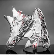 Resim Beyaz Ayakkabı Erkek Spor Ayakkabı Erkek Rahat Erkek Ayakkabı Tenis Lüks Ayakkabı Eğitm Nefes Ayakkabı Moda Erkek Sneaker 55021305 Beyaz 