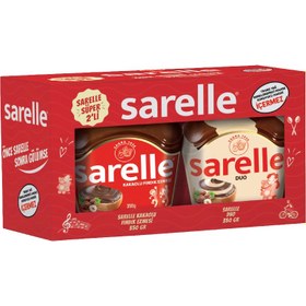Resim Sarelle Süper 2'li Kakaolu Fındık Ezmesi 350 G & Duo Sütlü Kakaolu Fındık Kreması 350 G 