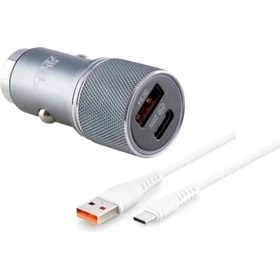 Resim Subzero CR92 20W 3.4A Hızlı Pd+Usb Çıkışlı Iphone Araç Şarj Aleti 