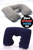 Resim Genel Markalar Şişme Seyahat Yastığı ile Uzun Yol Konforu: Ergonomik Boyun Desteği ve Derin Uyku Keyfi! 