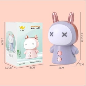 Resim Bla Group Sevimli Kawai Şarjlı Kablosuz Çocuk Masa Lambası Rgb Sarı 