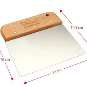 Resim Dekor 042 Ahşap Saplı Geniş Macun Ispatula 22 cm 