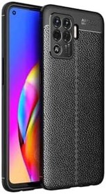 Resim Oppo Reno 5 Lite Kılıf Deri Görünümlü Slim Silikon ile uyumlu 