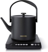 Resim Arendo Retro Tasarımlı Paslanmaz Çelik Su Isıtıcısı Sıcaklık Ayarlı, 0,5 Litre Kapasite ve 30Dk Sıcak Tutma 