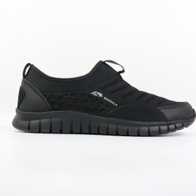 Resim MP M.P - 241-7350 Siyah Bağcıksız Fileli Erkek Spor Ayakkabı 