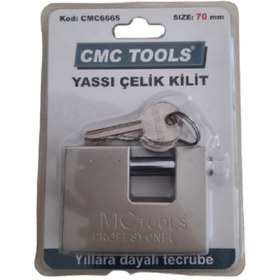 Resim CMC Tools Yassı Çelik Kilit 70mm 