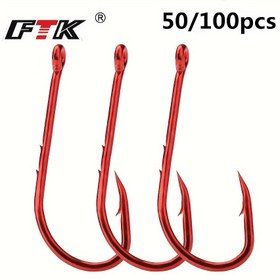 Resim 50/100 adet 10 Boyut 1#-4/0# Eğik Yem Tutucu Balıkçılık saç tokası Barb Shank Beak Yem Tutucu saç tokası Eğik 2 Yem Tutucu Barb Balıkçılık saç tokası Re 