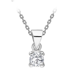 Resim Sirius G Renk 0,10 Karat Pırlanta Tektaş Kolye 0815P0065 