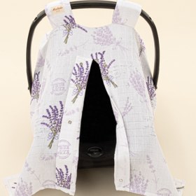 Resim Puset Örtüsü - Tek Taraflı - Lavanta 