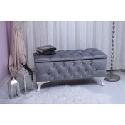 Resim aldagelsin Ultra Lüks Ayak Ucu Sandıklı Puf Bench 