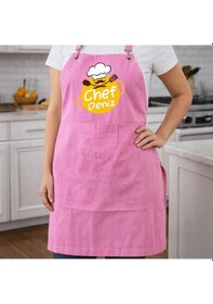 Resim Bk Gift Kişiye Özel İsimli Pembe Mutfak Önlüğü -7, Aşçı Ve Şef Önlüğü, Ev Hediyesi Kobitmeyencom36651 Bk Gift Renkli 