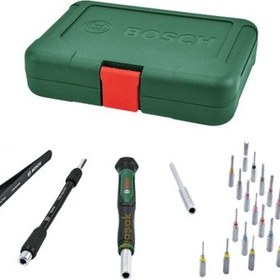 Resim Bosch 24'lü Hassas Tornavida Seti Mikro Bits Uçlu Elektronik Tamir Takımı 1600a039ht 