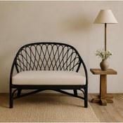 Resim Lo Fi House Niche Minderli Rattan Berjer 