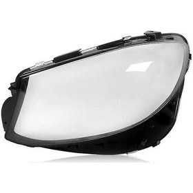 Resim W213 E-sınıfı 2016-2019 İçin Sol Araba Far Mercek Kapağı Şeffaf 