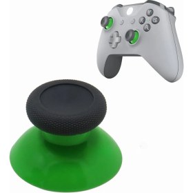 Resim 1 Adet XBOX One - One S/X - Series S/X Uyumlu Analog Topuz Renkli Başlık Siyah Yeşil 