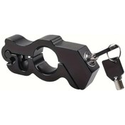 Resim Hightower Siyah Kilit Alüminyum Alaşım Motosiklet Ve Scooter İçin Çalma Emniyeti Kask Kilidi Dayanıklı Aksesuar 