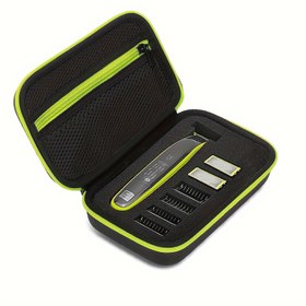 Resim 1 adet Philips Oneblade Pro Tıraş Makinesi için Taşınabilir Taşıma Çantası - Bıçak Düzenleme için Anti-Şok EVA Saklama Çantası, Tıraş Makinesi Seyahat Çantası 