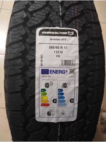 Resim GENERAL 265/65R17 112 H FR GRABBER AT3 GENARAL SUV LASTİĞİ 2024 ÜRETİM 