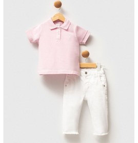 Resim U.s. Polo Assn Kız Bebek Pembe Takım Usb2632-c-v1 Pembe 