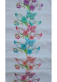 Resim Altılı Çok Renkli Üç Boyutlu Kadife Çeyizlik Hediyelik 30 X 50 Pamuklu Mutfak Havlusu Renkli 