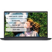 Resim Dell Inspiron 3520 I35202011U İ5-1235U 16GB Ram 512GB SSD 15.6 inç Ubuntu Notebook 
