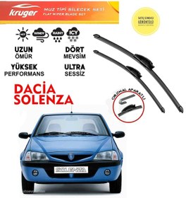 Resim KRUGER Dacia Solenza Muz Silecek Takımı 1.4 1.6 Araca Özel Aparat (2003-2005) Arası 