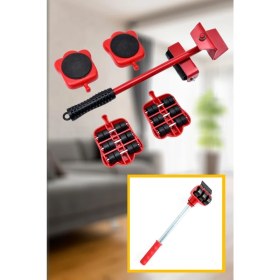 Resim Mbois Pratik Tekerlekli Basit Pratik Ağır Beyaz Eşya Mobilya Taşıma Kaydırma Aleti Aparatı Seti 