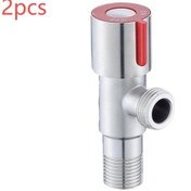 Resim Willowhaven 2 Adet Kırmızı 4 Yollu Paslanmaz Çelik Duş Vana Seti 