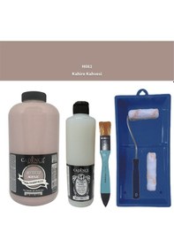 Resim Mobilya Boyası-cadence Multisurface H-082 Kahire Kahvesi 2000ml Ultimate Vernik Mat 500ml Satruloset Kahire Kahve 