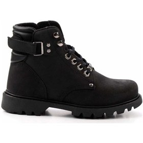 Resim Siyah Hakiki Deri Kadın Bot & Bootie K02513190403 Siyah 