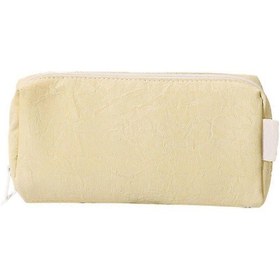 Resim Ganzhoushop Kalem Kutusu, Yumuşak Kalem Kesesi, Kalem Çantası, Basit Kırtasiye Çantası, Ofis Estetik Okul Düzenleyici, Sarı 