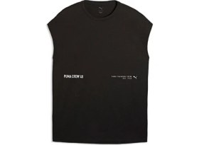 Resim Puma M Graphic Cutoff Tank Erkek Antrenman Tişörtü 52852901 Siyah 