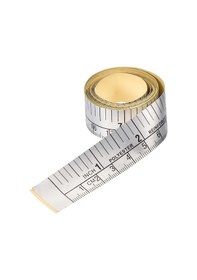 Resim Uxcell 2 Adet 152 Cm 60 Inç Kendinden Yapışkanlı Metrik Şerit Metre Polyester Destekli Mezura Metrik Ölçeği Tezgah İçin 