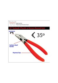 Resim Weber 1233 Plastik Ve Kurşun Için Yan Keski 165 Mm 