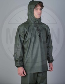 Resim Muson Motorcu Yağmurluğu Su Geçirmez Balıkçı ve Kurye Yağmurluk Takımı Alt Üst 2’li Set Yeni Nesil Yaka 