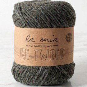 Resim La Mia Re-Tweed Yeşil Melanj El Örgü İpi - L131 - 34405 