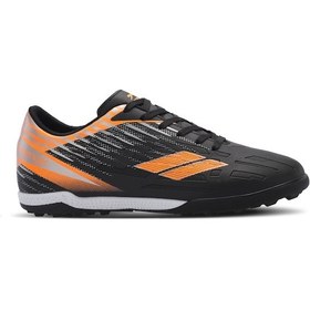Resim Slazenger CAMBLY KR Erkek Çocuk Halı Saha Siyah-Turuncu Futbol Ayakkabısı 