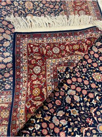 Resim RD RAMAZAN DAĞ EL HALI SANATI El Dokuma Sümerbank Turkey Hereke Halısı İmzalı Yedi Dağın Çiçeği Model Ebat 325x200 