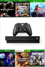 Resim Microsoft XBOX One X 1 TB - Yenilenmiş - Garantili - GTA 5 Dahil 10 Dijital Oyun 