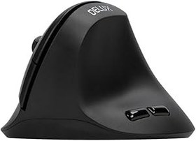 Resim DELUX Hafif, ergonomik dikey fare, kablosuz, dikey fare, küçük eller için, 75 g, 6 tuşlu, 2400 DPI, AA pil fare, karpal tünel için, Windows 7/8/10/Mac OS ile uyumlu 