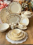 Resim ROY KING Yemek Takımı Helena Flowers 62 Parça 12 Kişilik 