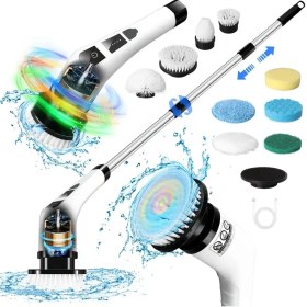 Resim 7 İn 1 Kablosuz Elektrikli Temizlik Fırçası Seti Diğer 